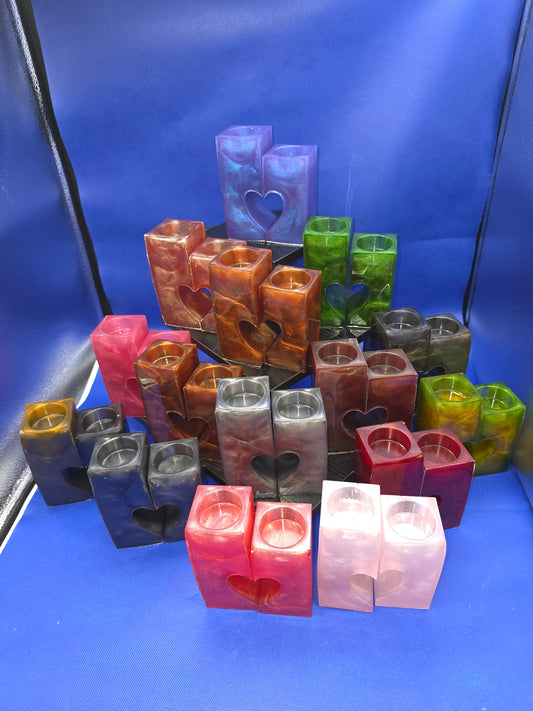 Heart Shape Tea Light Candle Holders